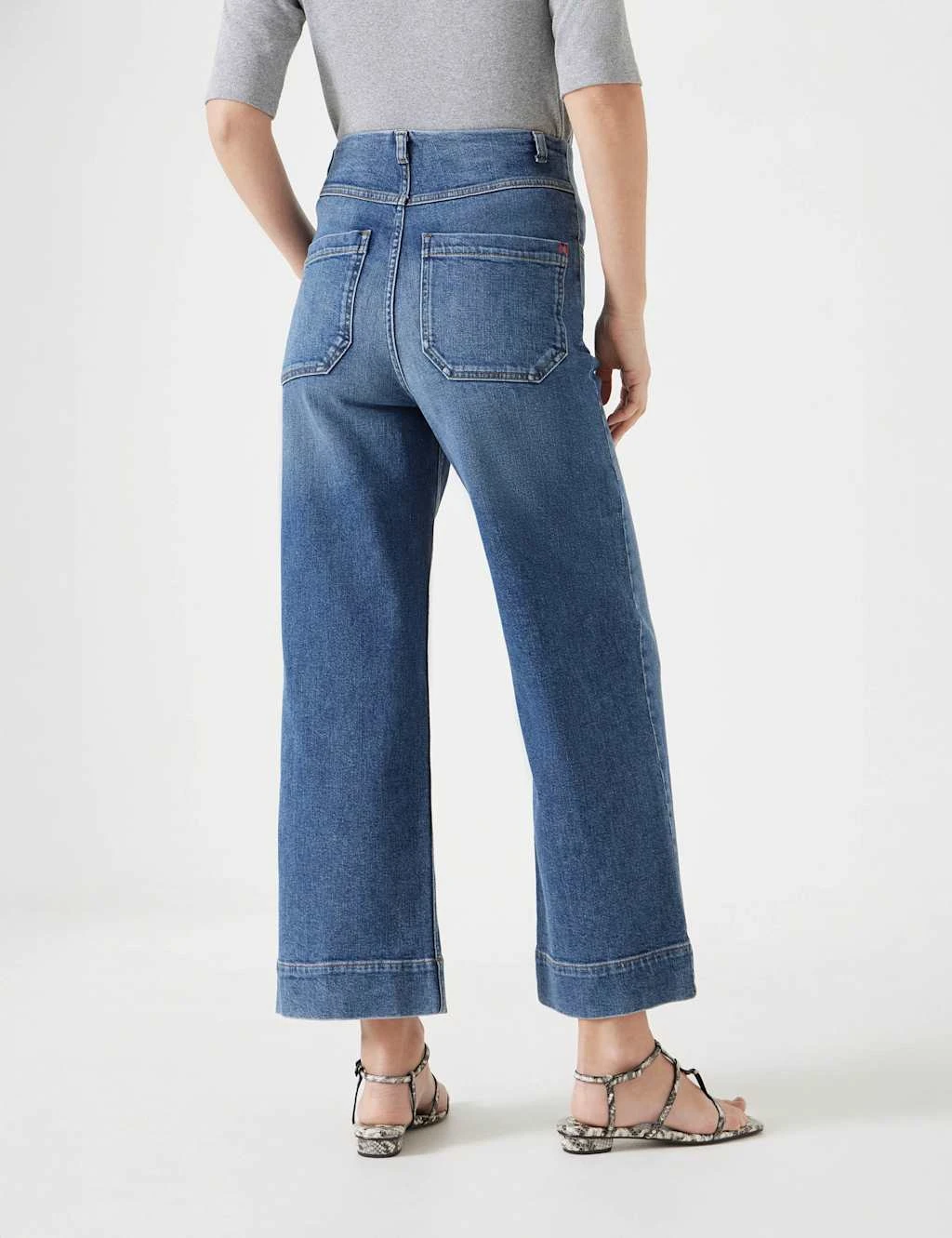 Marla High Waisted Straight Leg Cropped Jeans 15 Marla High Waisted Straight Leg Cropped Jeans - Image 15