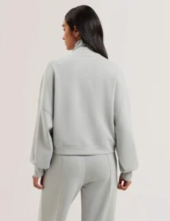 Ted Baker Modal Blend Textured Zip Up Sweatshirt 12 Ted Baker Modal Blend Textured Zip Up Sweatshirt -Marks And Spencer Shop modal blend textured zip up sweatshirt 4