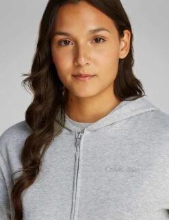 Calvin Klein Modern Terry Cotton Rich Zip Lounge Hoodie -Marks And Spencer Shop modern terry cotton rich zip lounge hoodie 11