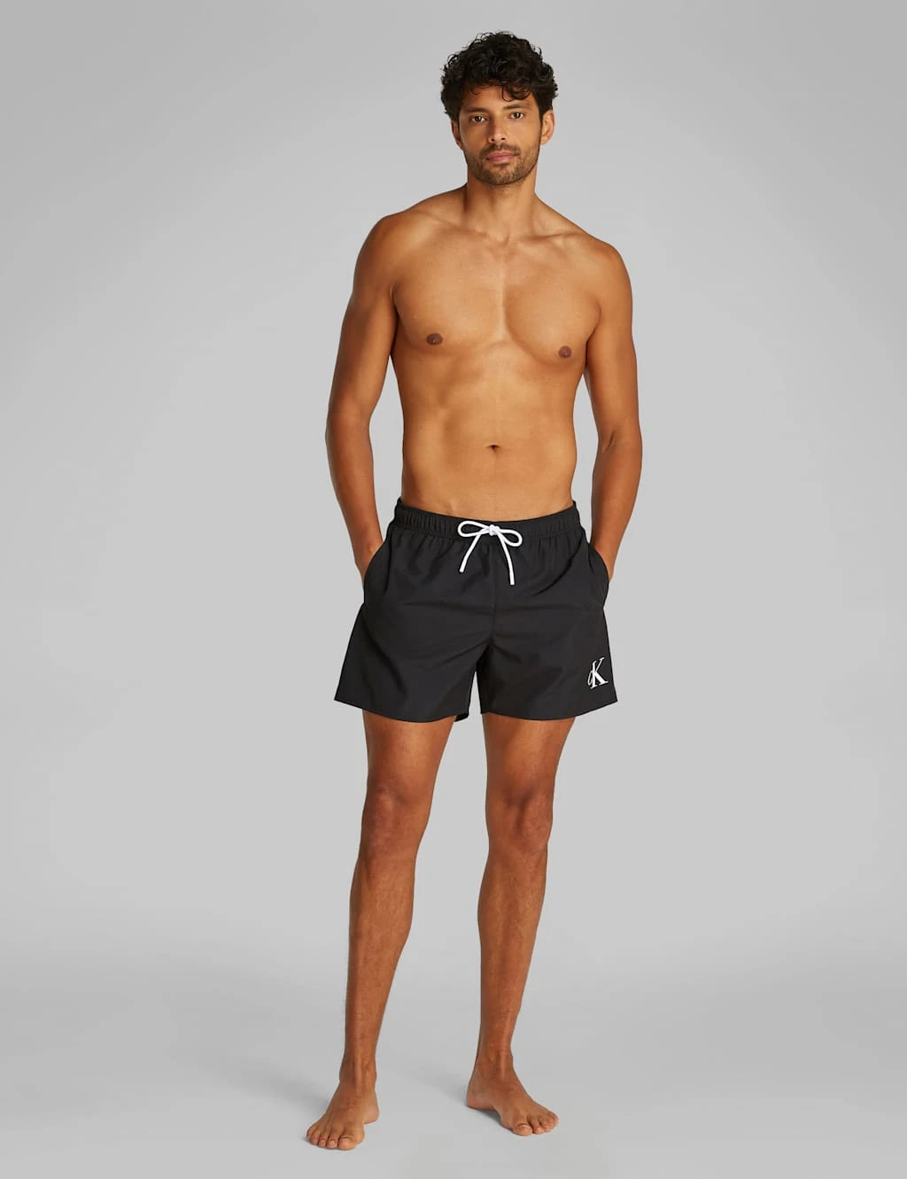 Calvin Klein Monogram Swim Shorts 7 Calvin Klein Monogram Swim Shorts - Image 7
