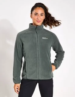 Jack Wolfskin Moonrise Zip Up Funnel Neck Fleece Jacket -Marks And Spencer Shop moonrise zip up funnel neck fleece jacket 11