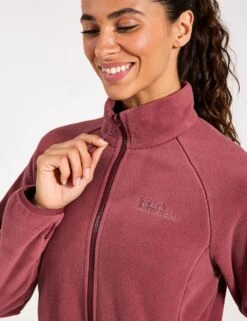Jack Wolfskin Moonrise Zip Up Funnel Neck Fleece Jacket -Marks And Spencer Shop moonrise zip up funnel neck fleece jacket 12