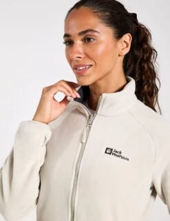 Jack Wolfskin Moonrise Zip Up Funnel Neck Fleece Jacket -Marks And Spencer Shop moonrise zip up funnel neck fleece jacket 6