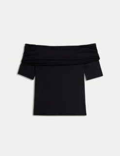 Off The Shoulder Bardot Top -Marks And Spencer Shop off the shoulder bardot top 8