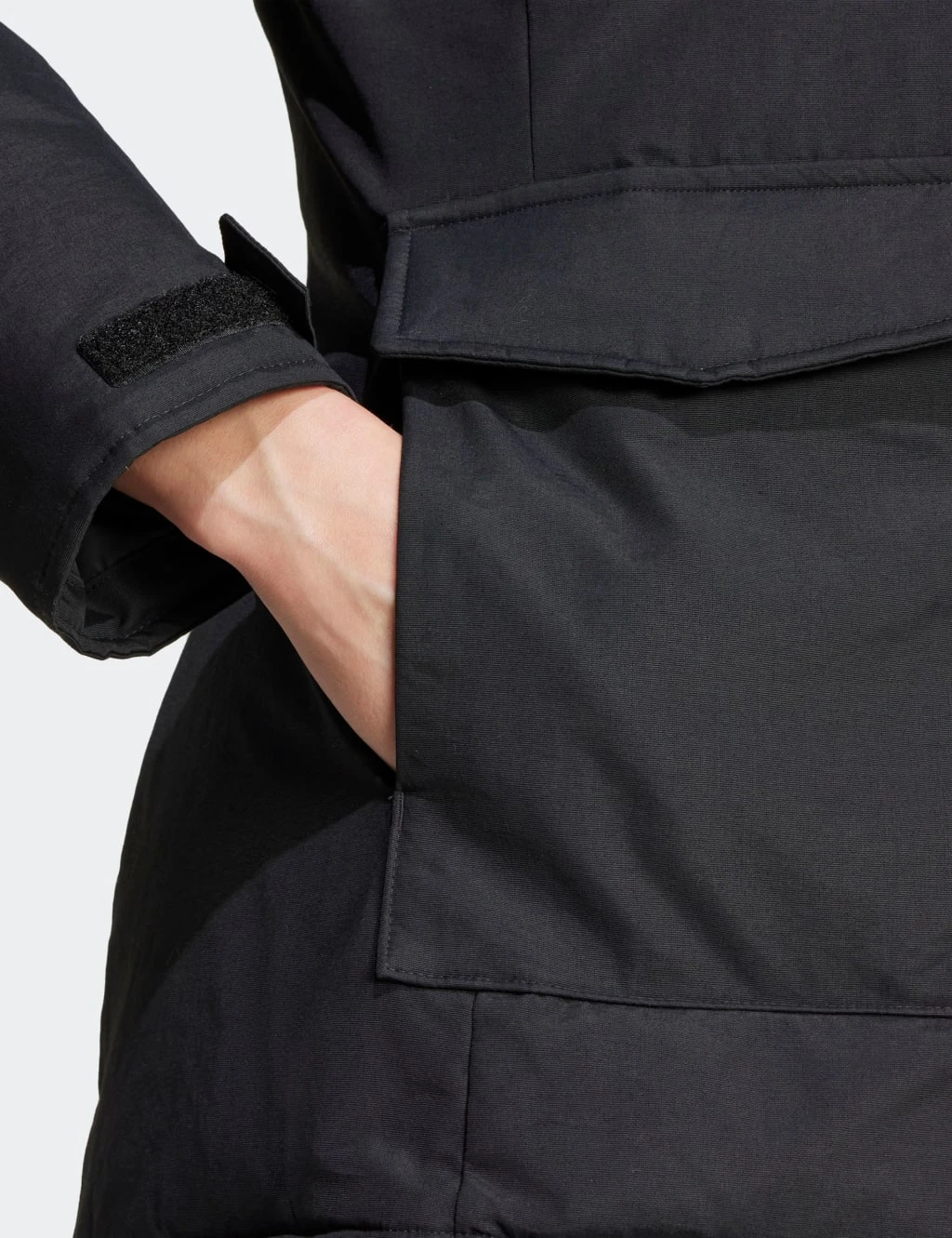 ADIDAS Paveric Faux Fur Trim Hooded Parka Coat 8 ADIDAS Paveric Faux Fur Trim Hooded Parka Coat - Image 8