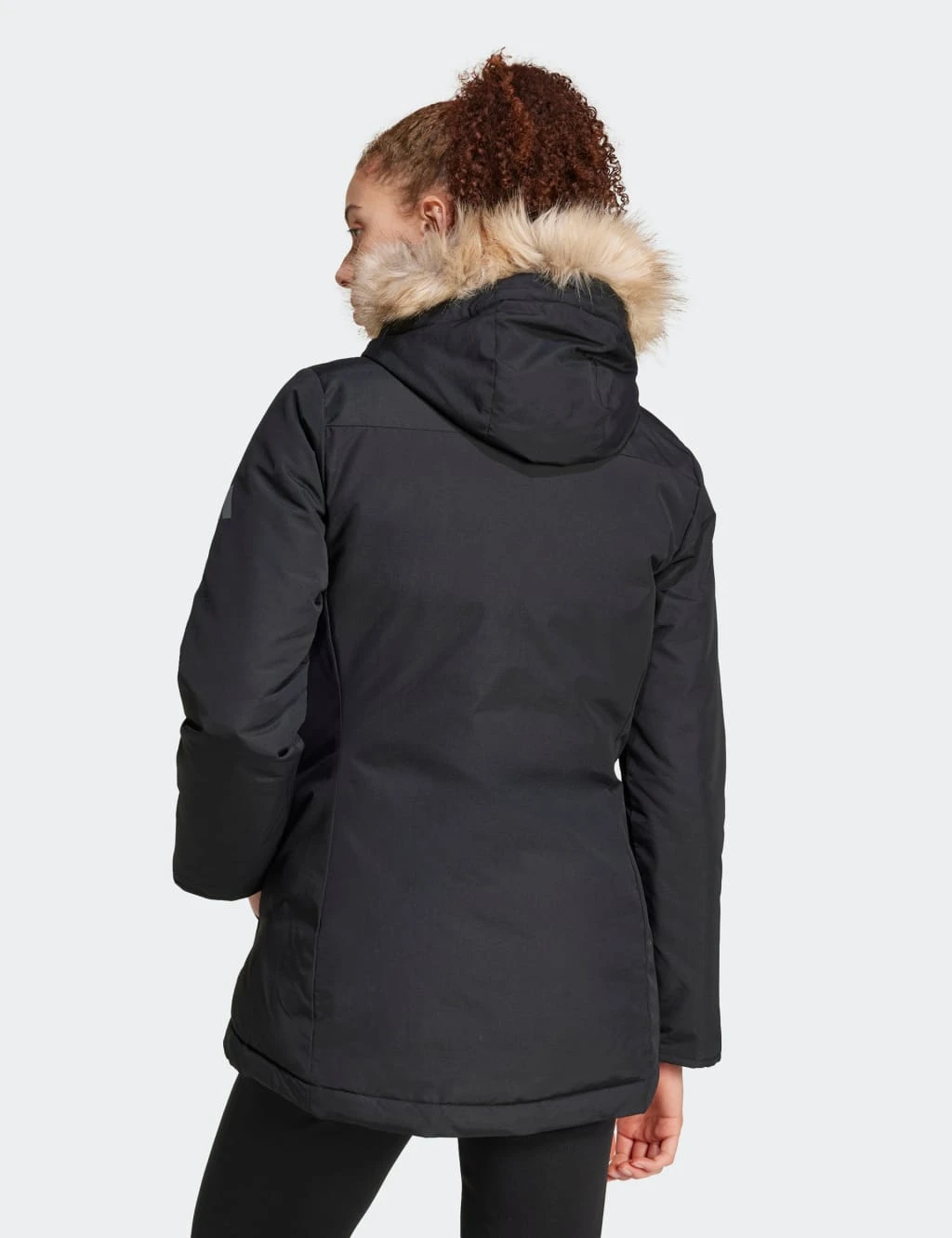 ADIDAS Paveric Faux Fur Trim Hooded Parka Coat 10 ADIDAS Paveric Faux Fur Trim Hooded Parka Coat - Image 10