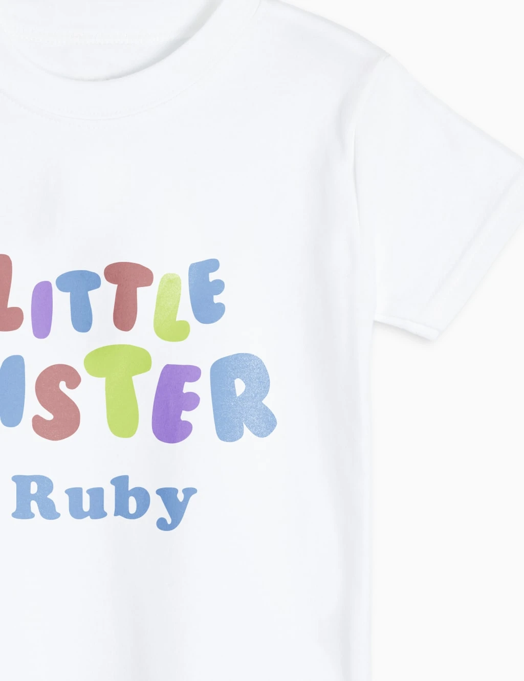 Personalised Little Sister T-Shirt (1-6 Yrs) 5 Personalised Little Sister T-Shirt (1-6 Yrs) - Image 5