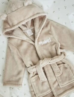 Personalised Oatmeal Robe With Ears -Marks And Spencer Shop personalised oatmeal robe with ears 3