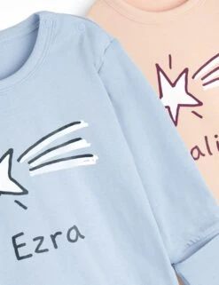 Personalised Star Pyjamas (6Mths - 3 Yrs) -Marks And Spencer Shop personalised star pyjamas 3