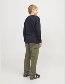 Jack & Jones Junior Pure Cotton Cargo Trousers (8-16 Yrs) -Marks And Spencer Shop pure cotton cargo trousers 8 16 yrs 1 17