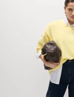 Pure Cotton Crew Neck Relaxed Sweatshirt -Marks And Spencer Shop pure cotton crew neck relaxed sweatshirt 7