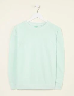 Pure Cotton Crew Neck Sweatshirt -Marks And Spencer Shop pure cotton crew neck sweatshirt 6