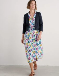 Pure Cotton Edge To Edge Cardigan -Marks And Spencer Shop pure cotton edge to edge cardigan 10