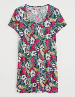 Pure Cotton Floral Tunic 14 Pure Cotton Floral Tunic -Marks And Spencer Shop pure cotton floral tunic 6