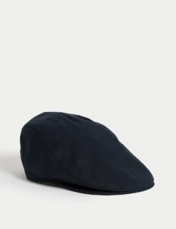 Pure Cotton Herringbone Flat Cap 7 Pure Cotton Herringbone Flat Cap -Marks And Spencer Shop pure cotton herringbone flat cap 1