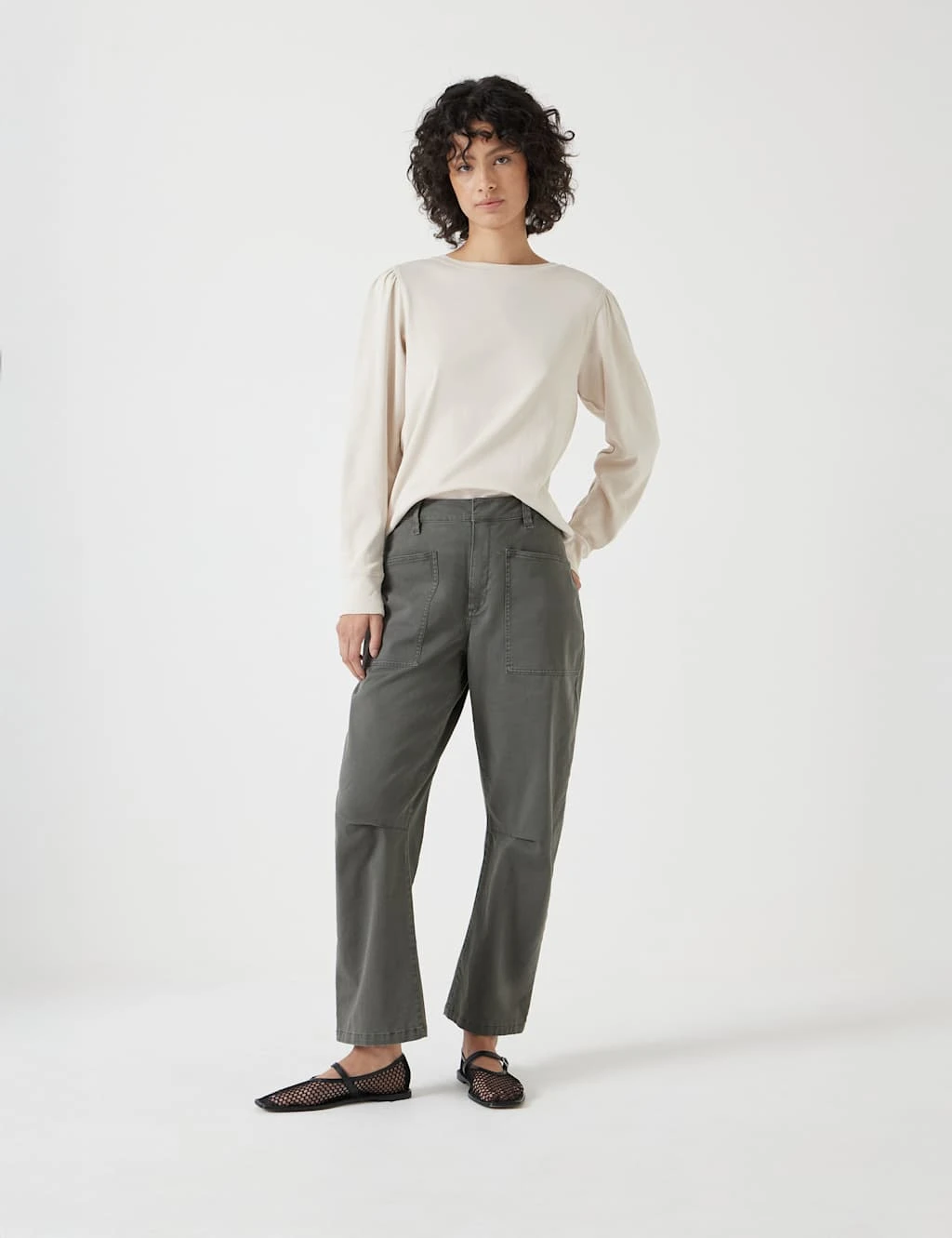 Emily Pure Cotton Puff Sleeve Top 7 Emily Pure Cotton Puff Sleeve Top - Image 7