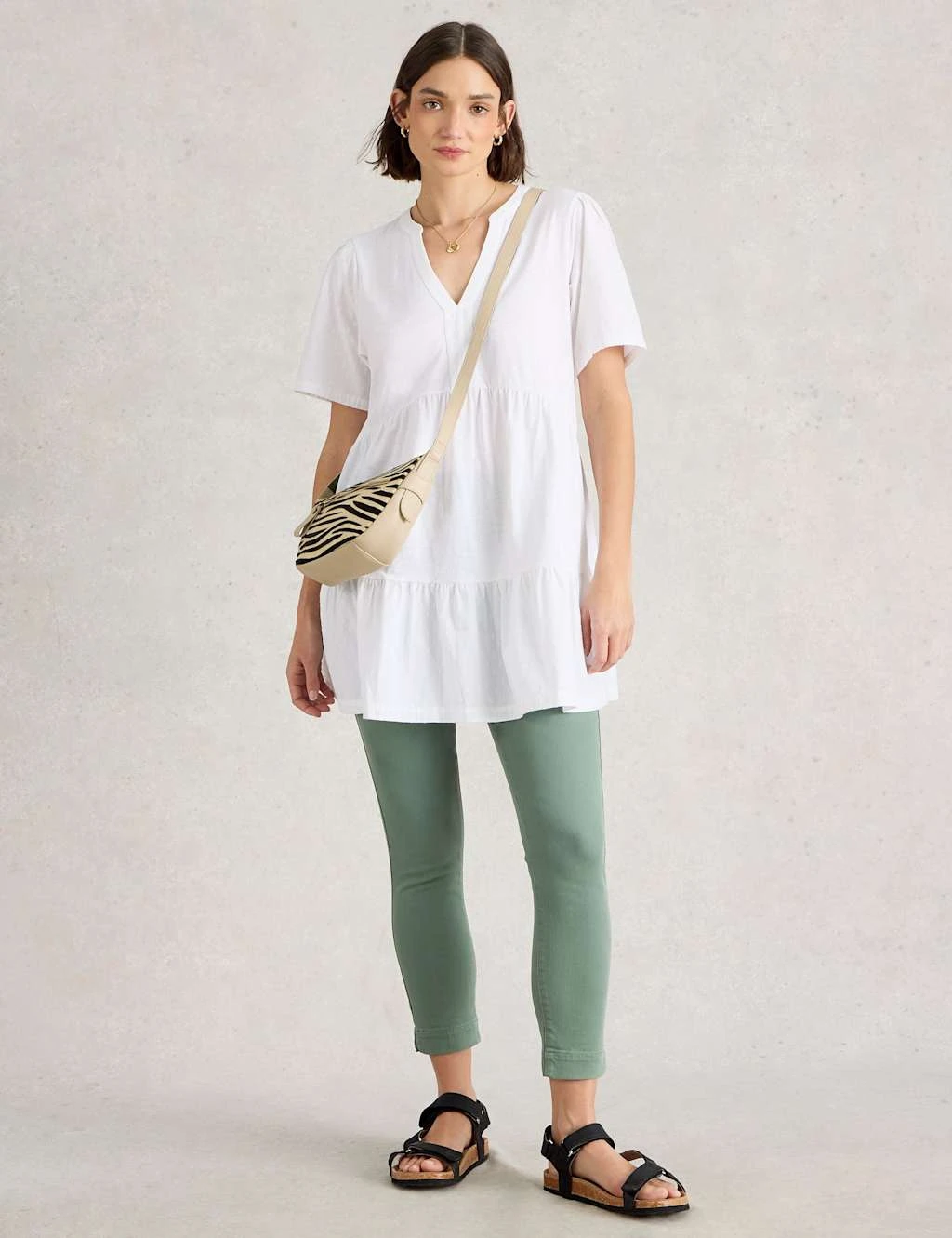 WHITE STUFF Pure Cotton Notch Neck Tunic 12 WHITE STUFF Pure Cotton Notch Neck Tunic - Image 12