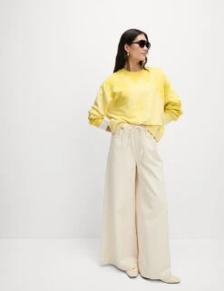 Pure Cotton Ombre Cropped Sweatshirt 33 Pure Cotton Ombre Cropped Sweatshirt -Marks And Spencer Shop pure cotton ombre cropped sweatshirt 14