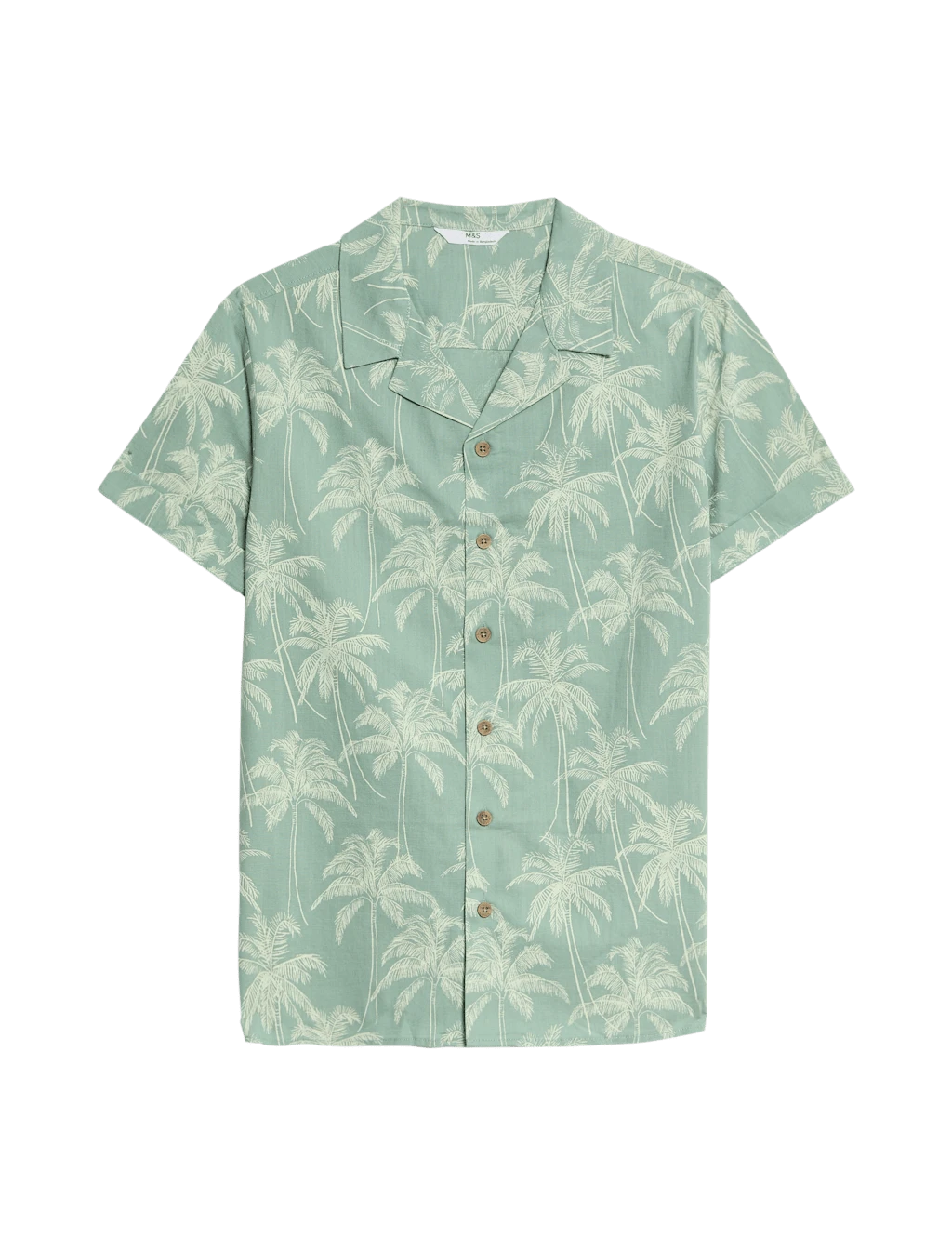 Pure Cotton Palm Print Shirt (2-16 Yrs) 3 Pure Cotton Palm Print Shirt (2-16 Yrs) - Image 3