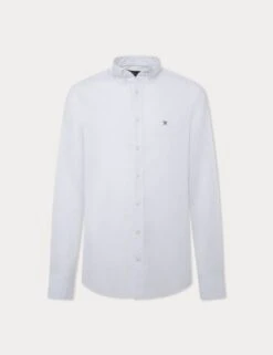 Hackett Pure Cotton Polka Dot Oxford Shirt -Marks And Spencer Shop pure cotton polka dot oxford shirt 4