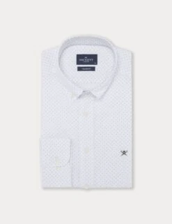 Hackett Pure Cotton Polka Dot Oxford Shirt -Marks And Spencer Shop pure cotton polka dot oxford shirt 6