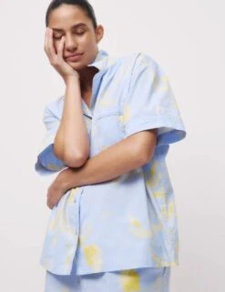 Pure Cotton Printed Pyjama Top -Marks And Spencer Shop pure cotton printed pyjama top 6