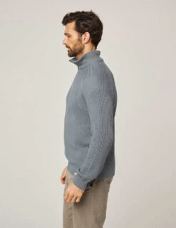 Pure Cotton Ribbed Quarter Zip Jumper -Marks And Spencer Shop pure cotton ribbed quarter zip jumper 13
