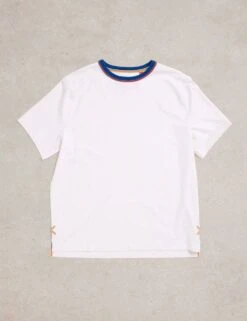 WHITE STUFF Pure Cotton Ringer T-Shirt 26 WHITE STUFF Pure Cotton Ringer T-Shirt -Marks And Spencer Shop pure cotton ringer t shirt 12