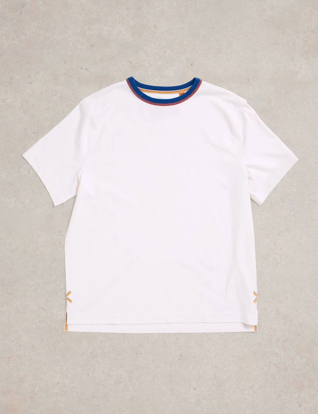 WHITE STUFF Pure Cotton Ringer T-Shirt 13 WHITE STUFF Pure Cotton Ringer T-Shirt - Image 13