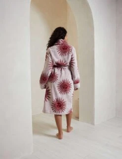 Pure Cotton Sun Print Dressing Gowns -Marks And Spencer Shop pure cotton sun print robe 2