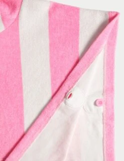 Pure Cotton Towelling Striped Poncho (2-8 Yrs) -Marks And Spencer Shop pure cotton towelling striped poncho 2 8 yrs 1 5