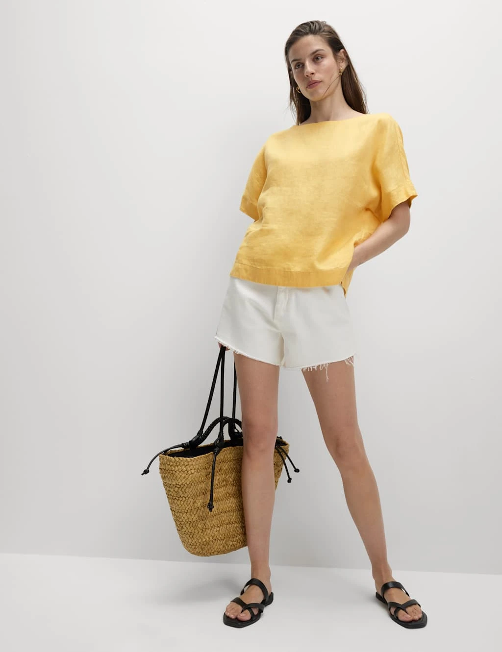 Pure Linen Relaxed T-Shirt 15 Pure Linen Relaxed T-Shirt - Image 15