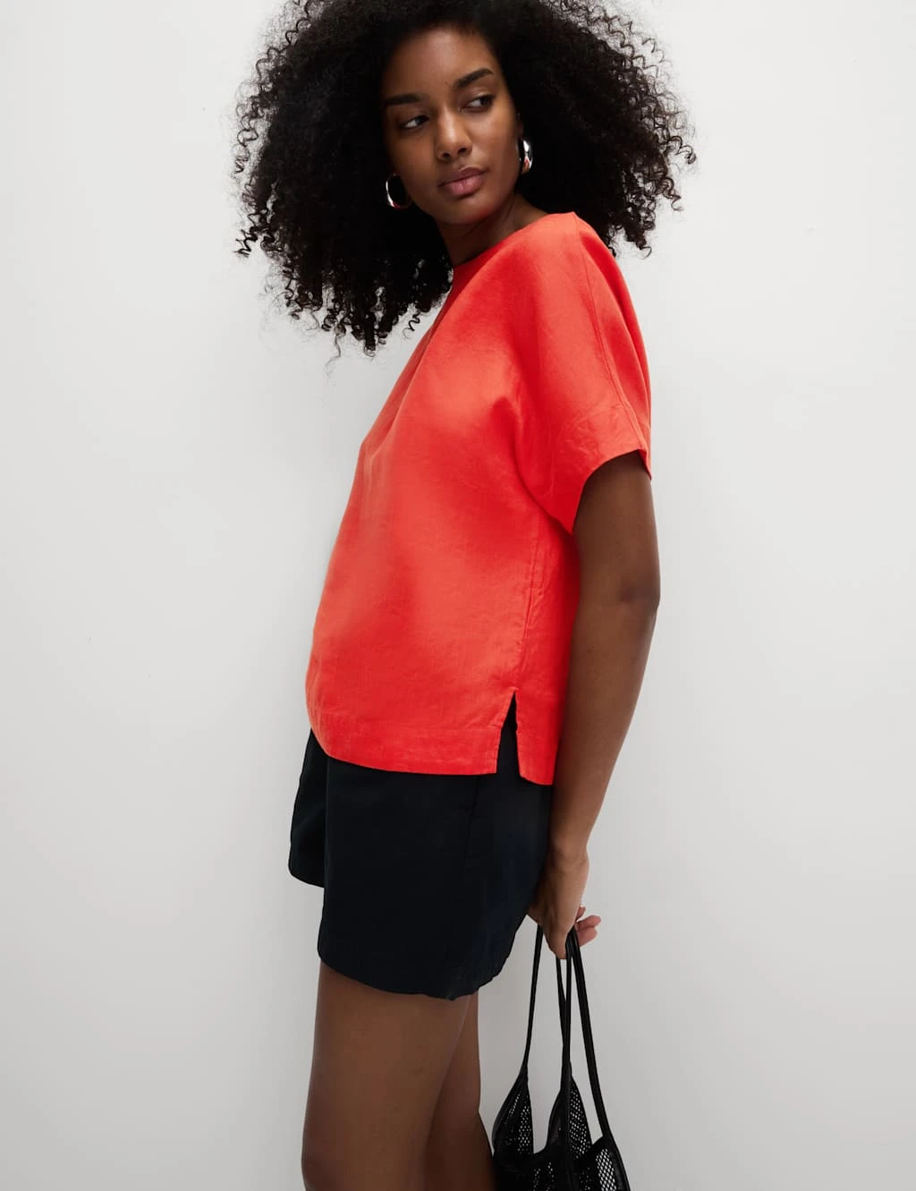 Pure Linen Relaxed T-Shirt 8 Pure Linen Relaxed T-Shirt - Image 8