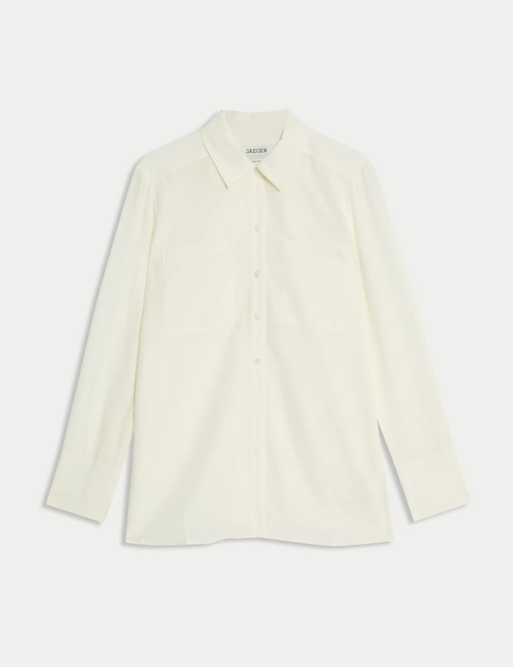 Jaeger Pure Silk Collared Button Through Shirt 13 Jaeger Pure Silk Collared Button Through Shirt - Image 13