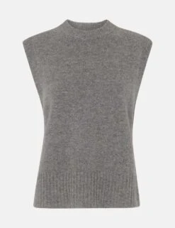 Whistles Pure Wool Split Hem Knitted Vest Top -Marks And Spencer Shop pure wool split hem knitted vest top 7