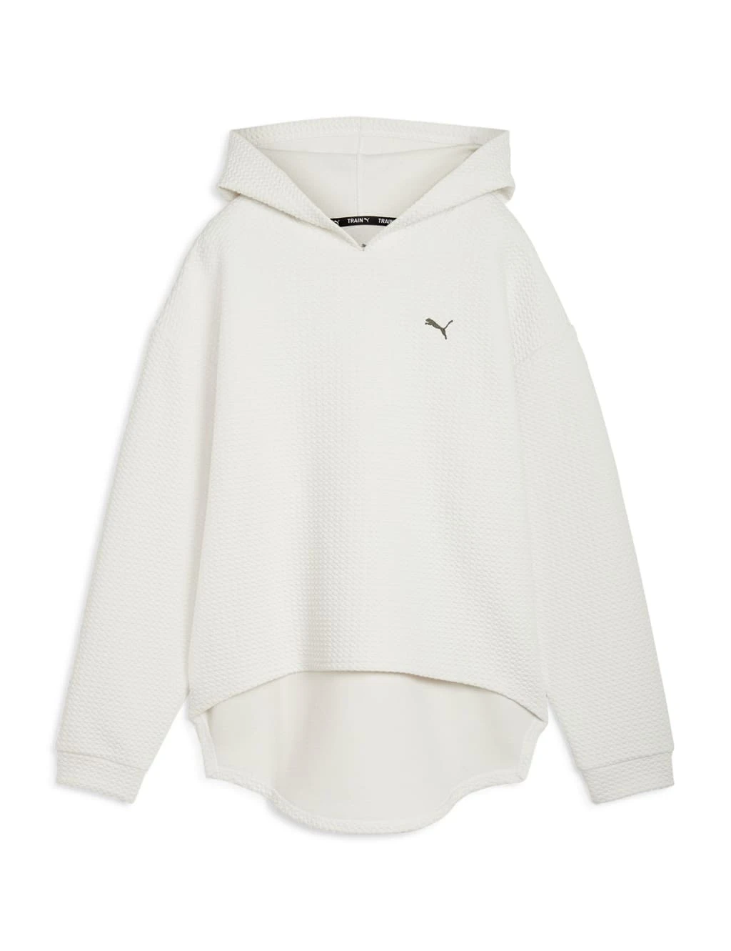 Puma Q4 Studio Cotton Blend Textured Hoodie 8 Puma Q4 Studio Cotton Blend Textured Hoodie - Image 8
