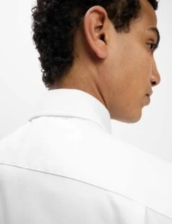 Regular Fit Luxury Cotton Double Cuff Twill Shirt -Marks And Spencer Shop regular fit easy iron pure cotton twill shirt 6