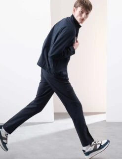 Regular Fit 360 Flex Elasticated Waist Trousers -Marks And Spencer Shop regular fit elasticated waist 360 flex trousers 3