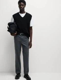 Regular Fit Elasticated Waist Chinos -Marks And Spencer Shop regular fit elasticated waist chinos 16