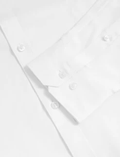 Regular Fit Easy Iron Pure Cotton Textured Shirt -Marks And Spencer Shop regular fit non iron pure cotton dobby shirt 1