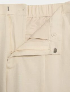 Regular Fit Lyocell Blend Single Pleat Trousers -Marks And Spencer Shop regular fit single pleat trousers 9