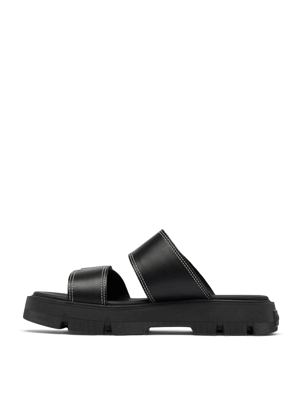 Sorel Rein Leather Chunky Flatform Sliders 14 Sorel Rein Leather Chunky Flatform Sliders - Image 14