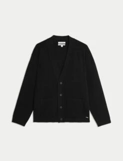 Relaxed Fit V-Neck Cardigan -Marks And Spencer Shop relaxed v neck cardigan 7