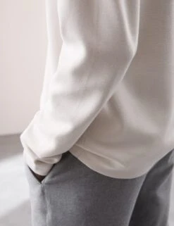 Relaxed Milano Knit V-Neck Jumper -Marks And Spencer Shop relaxed v neck jumper 1