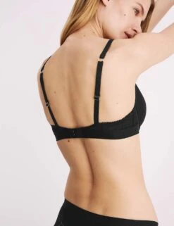 Rib & Lace Wired Full Cup Lounge Bra A-E -Marks And Spencer Shop rib and lace wired full cup lounge bra a e 8