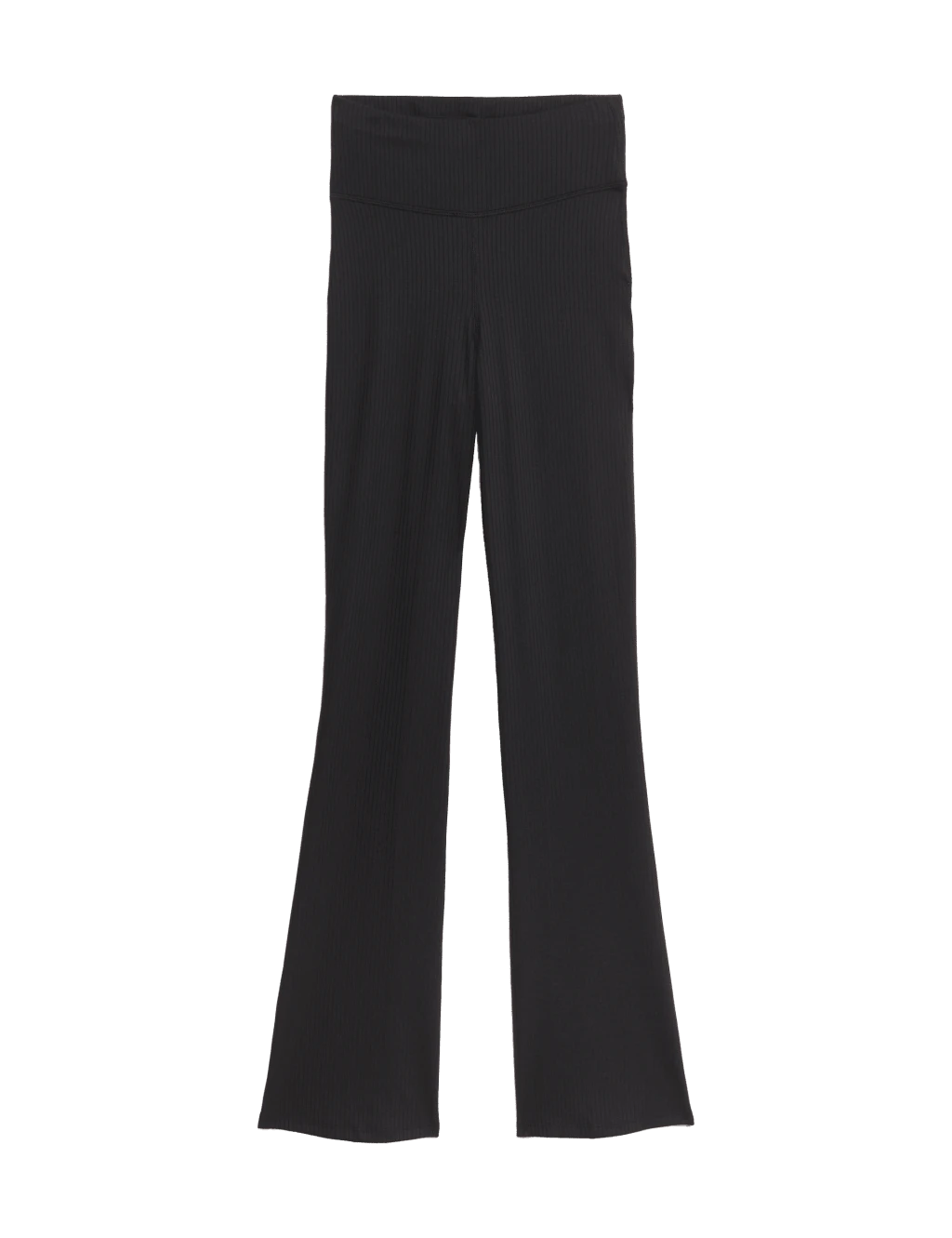 Ribbed High Waisted Flared Yoga Leggings 10 Ribbed High Waisted Flared Yoga Leggings - Image 10