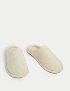 Round Toe Mule Slippers -Marks And Spencer Shop round toe mule slippers 6