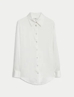Satin Collared Shirt -Marks And Spencer Shop satin collared shirt 11