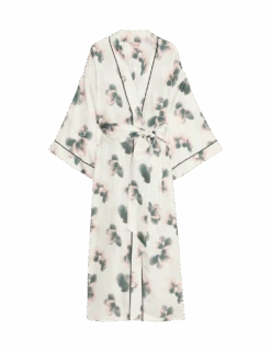 Satin Floral Wide Sleeve Wrap -Marks And Spencer Shop satin floral wide sleeve wrap