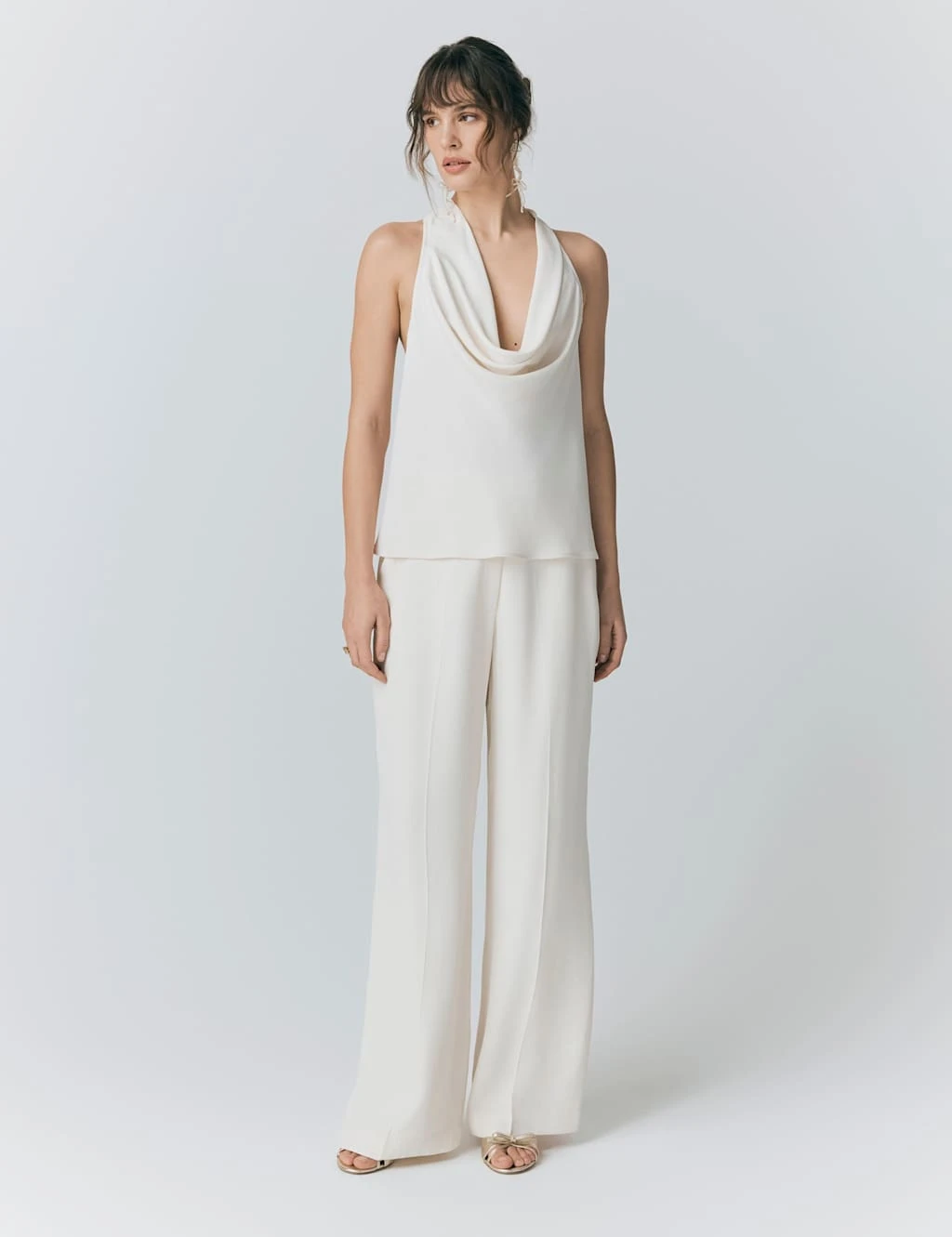 Ghost Satin Halter Neck Blouse 5 Ghost Satin Halter Neck Blouse - Image 5